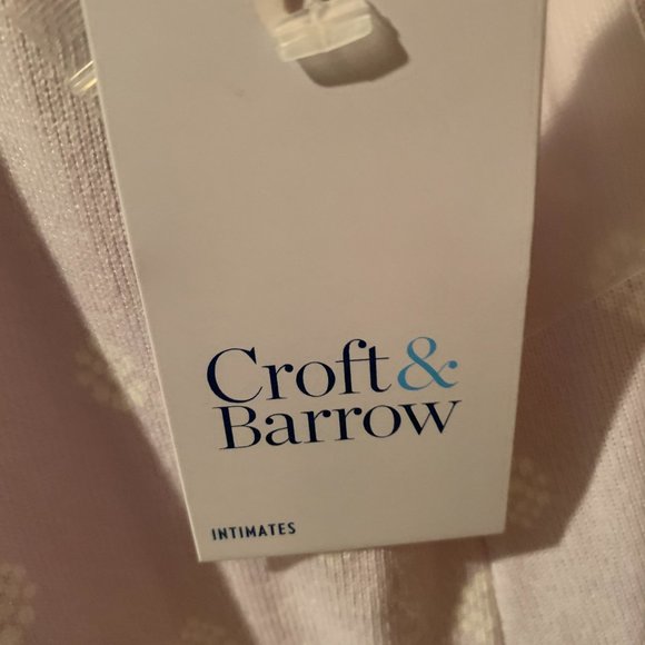 CROFT & BARROW LIGHT PURPLE SHORT SLEEVE LONG NIGHT GOWN SIZE L  #246 - Picture 3 of 3